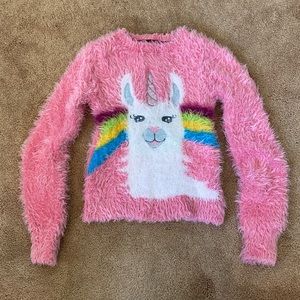 Novogratz Llamacorn Sweater, S (7/8)